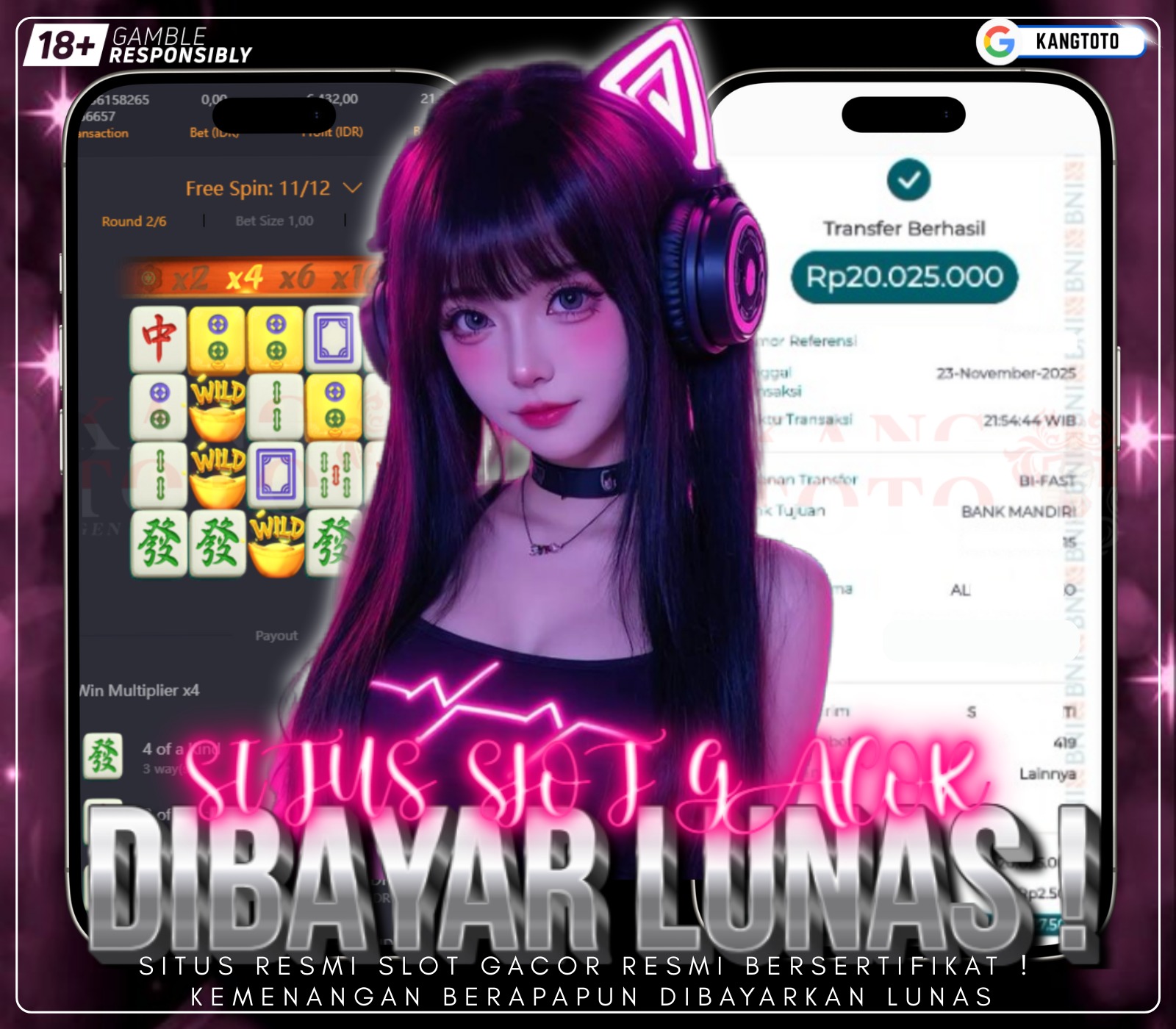 PG SOFT- JACKPOT MAHJONG WAYS 2 RP.20.025.000.- LUNAS