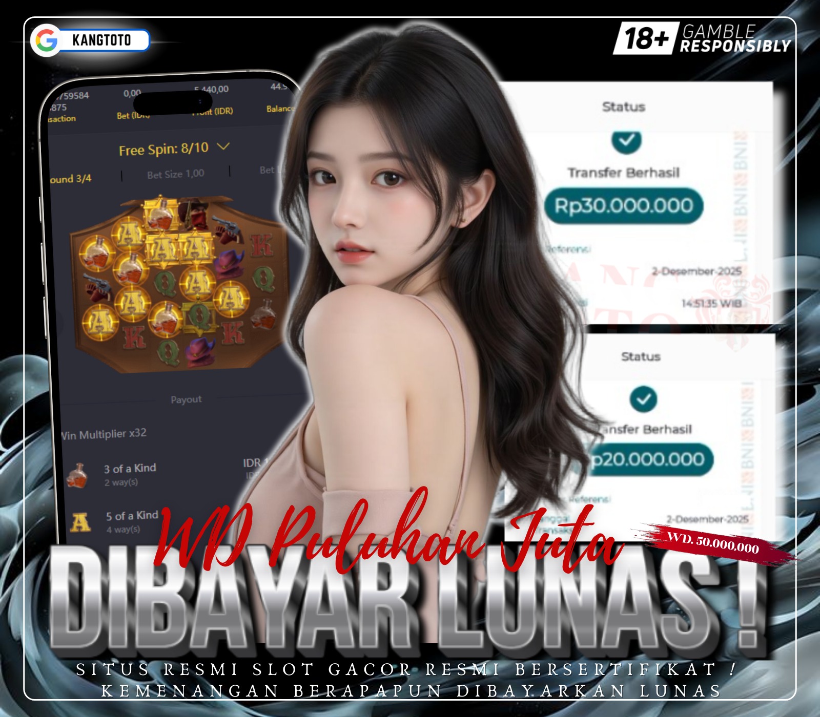 PG SOFT - JACKPOT WILD BOUNTY SHOWDOWN RP.50.000.000 LUNAS