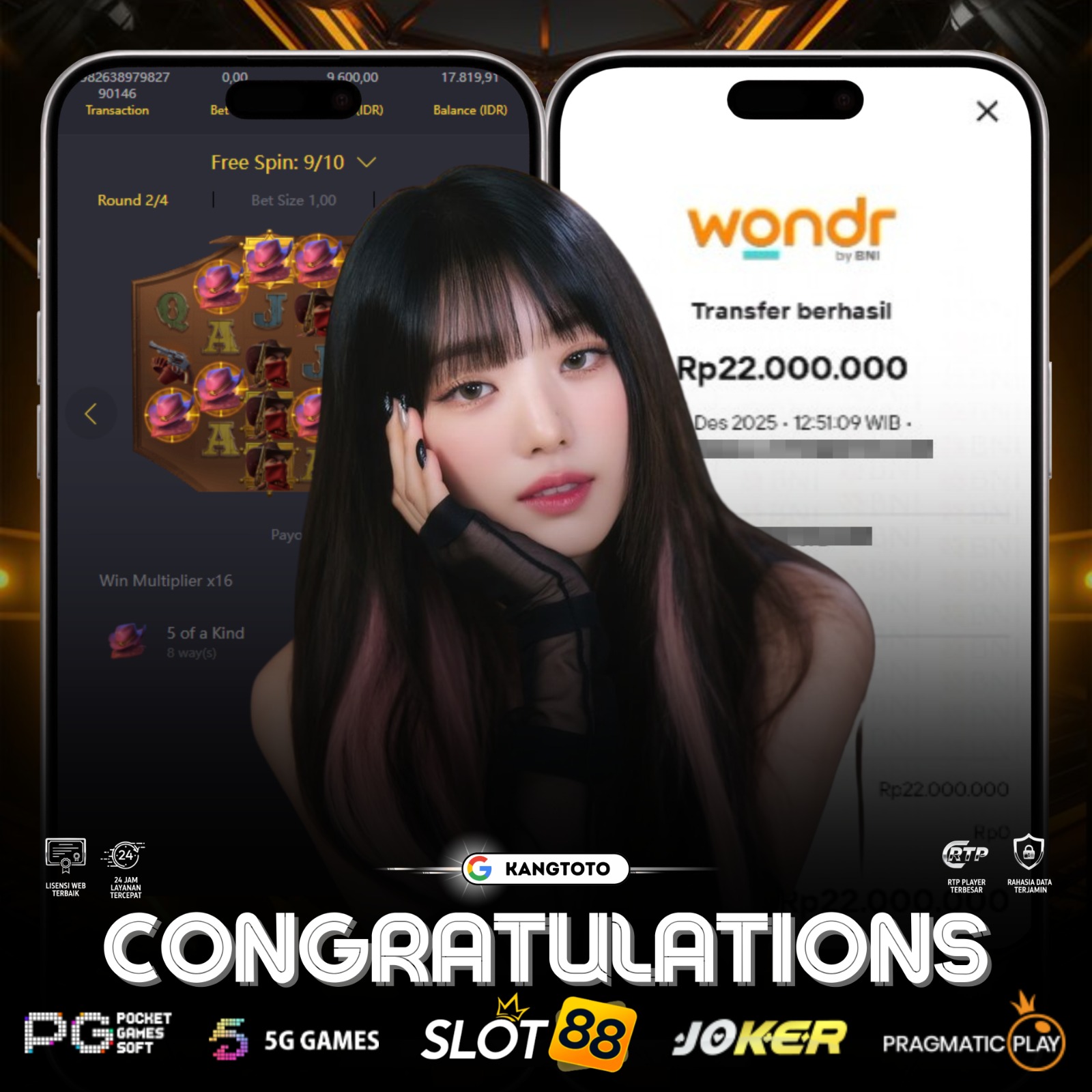 PG SOFT - JACKPOT WILD BOUNTY SHOWDOWN RP 22.000.000 LUNAS