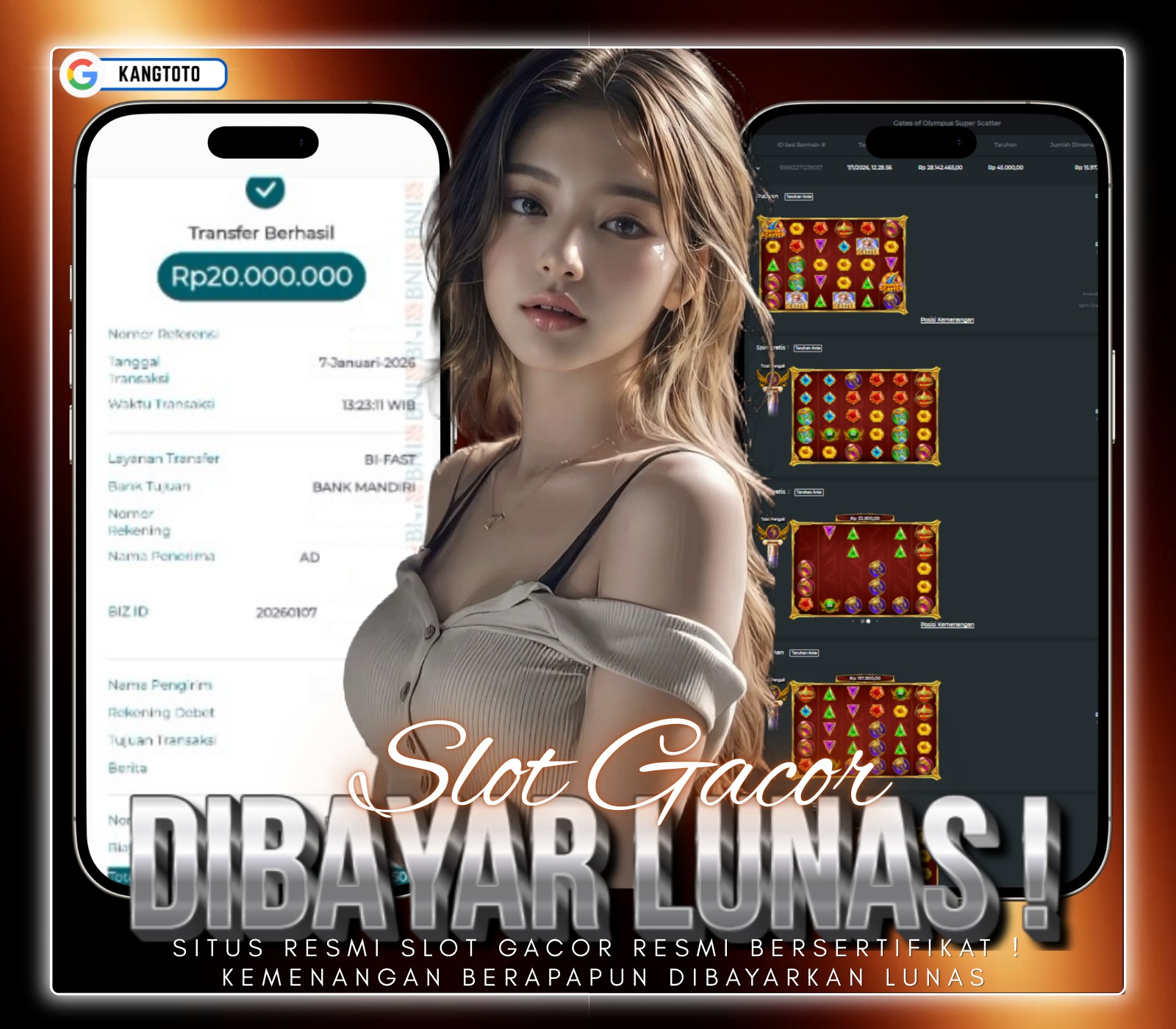 PRAGMATIC PLAY - JACKPOT GATES OF OLYMPUS SUPER SCATTER Rp.20.000.000 LUNAS