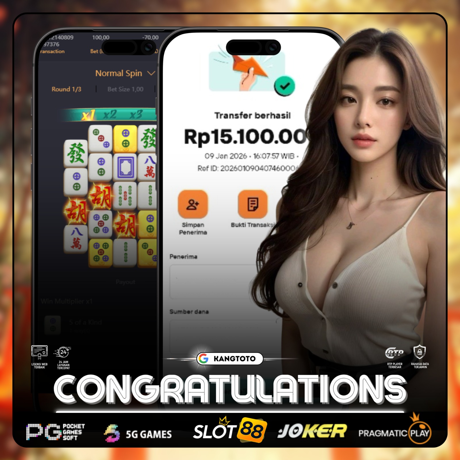 PG SOFT - JACKPOT MAHJONG WAYS 2 Rp15.100.000 LUNAS