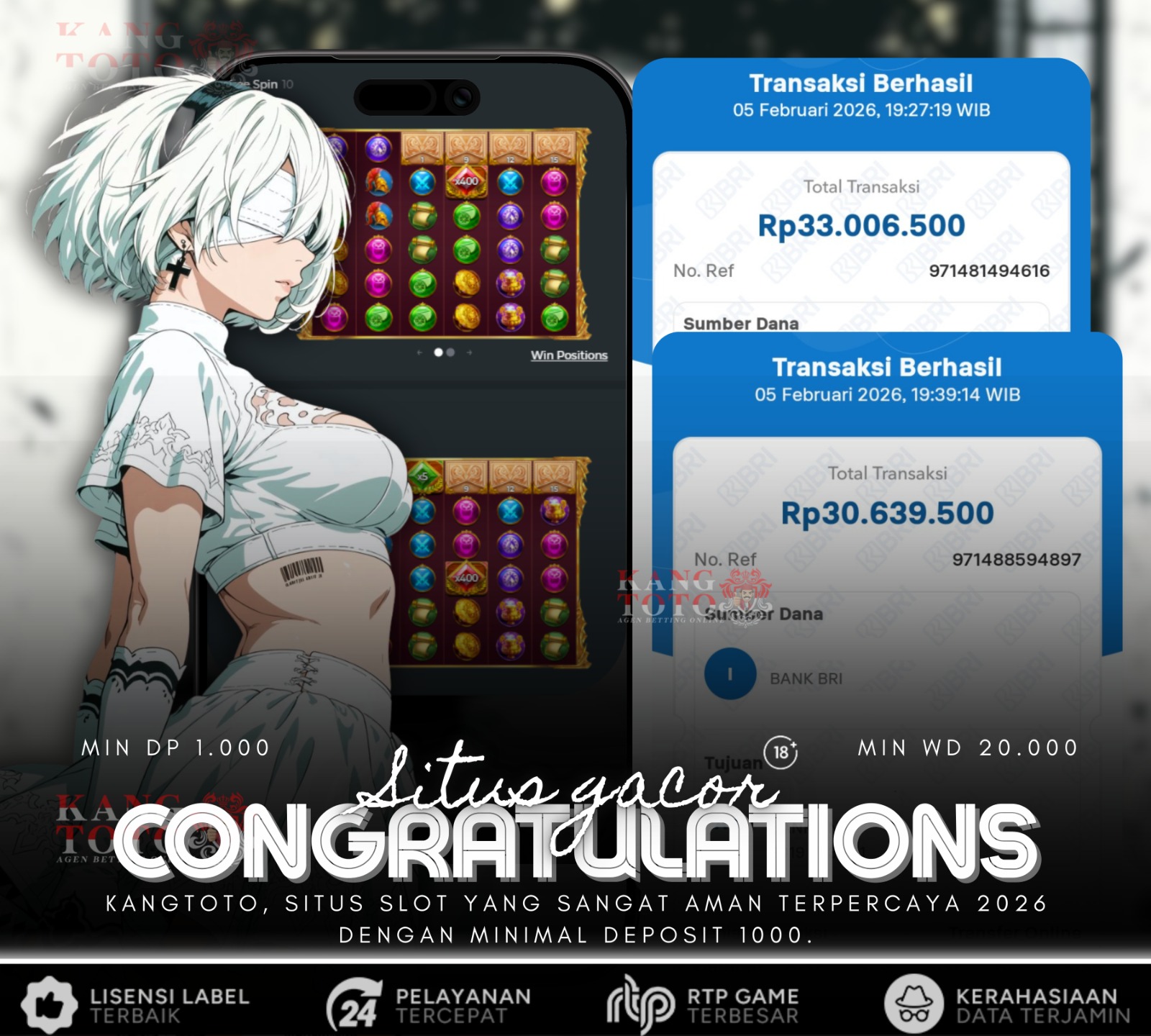 PRAGMATIC PLAY - JACKPOT WISDOM OF ATHENA Rp63.000.00 LUNAS