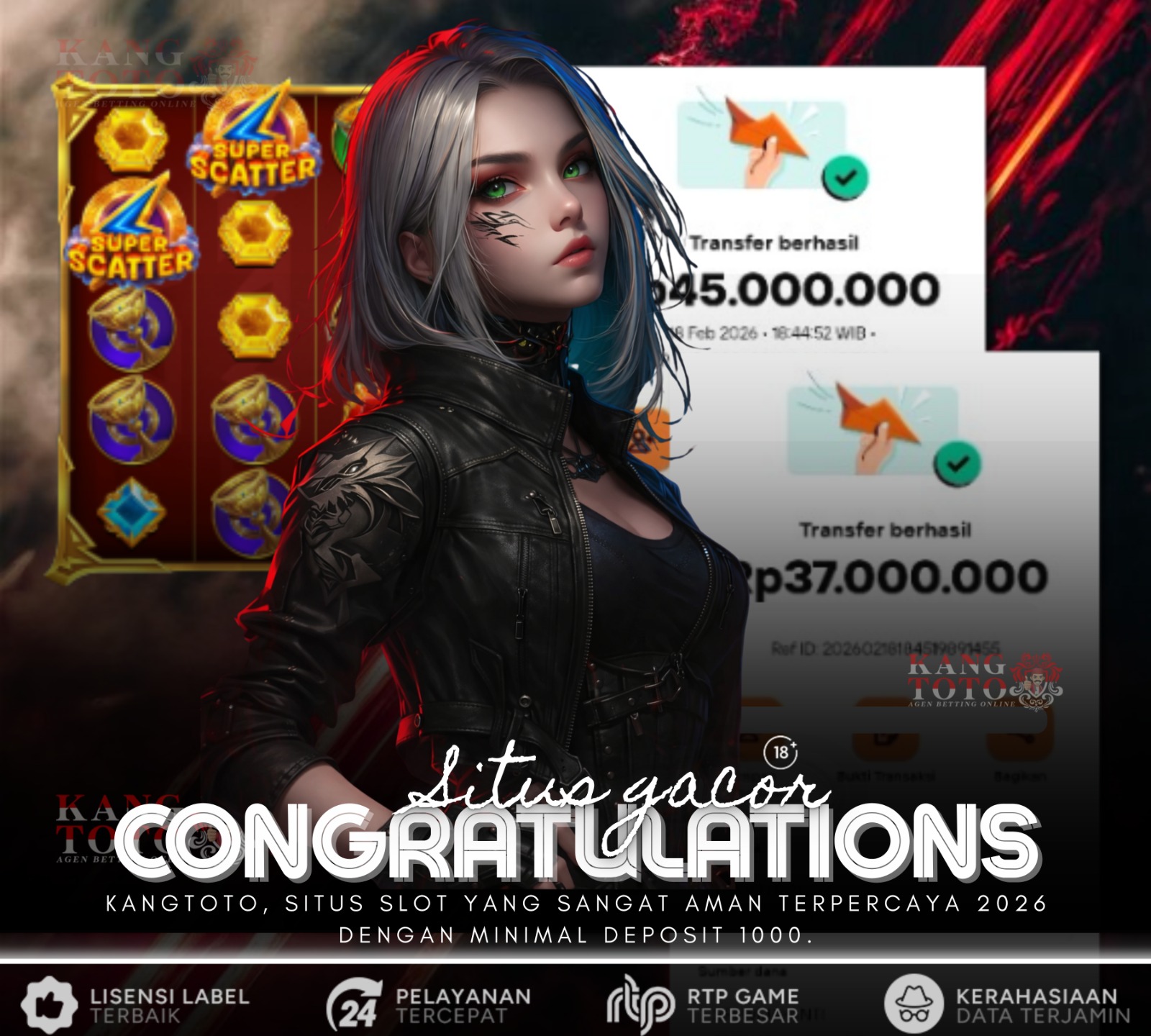 PRAGMATIC PLAY - JACKPOT GATES OF OLYMPUS SUPER SCATTER Rp82.000.000 LUNAS